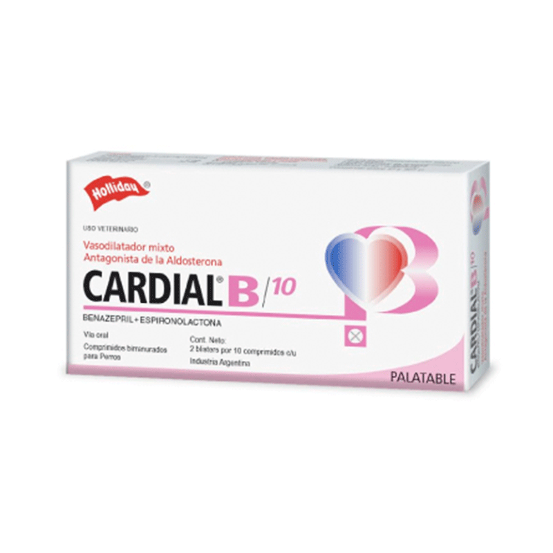 Cardial B 10 Mg X 20 Tabs - DoctorPet.co