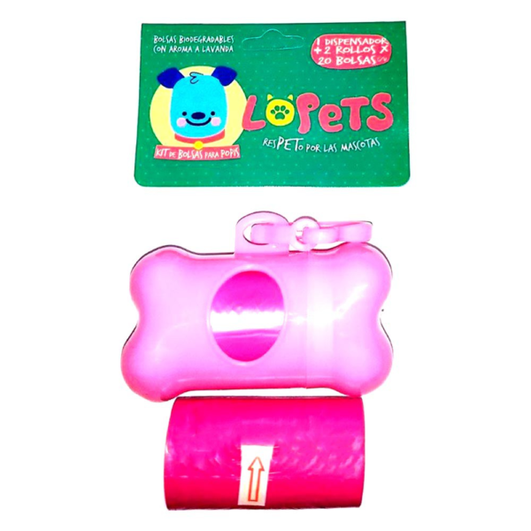 Pack 2 Rollos de Bolsas + Dispensador