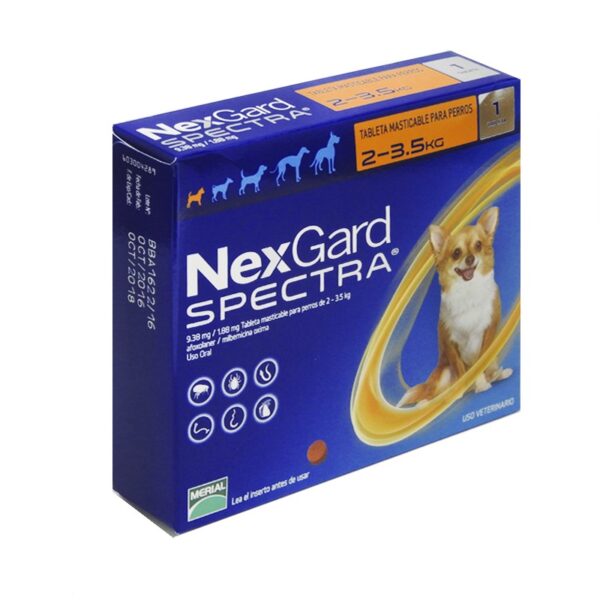 NEXGARD SPECTRA Para Perros de 2 a 3.5 KG