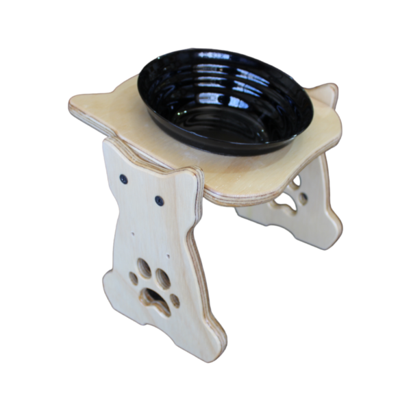 Comedero Elevado Gato 1 Plato Cer?mica