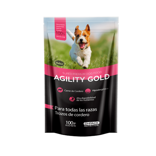 Pouche Agility Gold Adultos Cordero