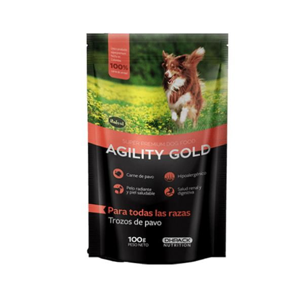 Pouche Agility Gold Adultos Pavo
