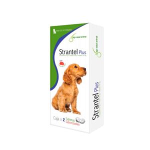 Strantel Plus Perro x 2 Tab Saborizadas
