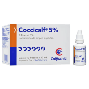 Coccicalf 5% fco x10 ml