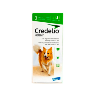 Credelio 450 MG Caja X 3 TAB (11-22 KG)