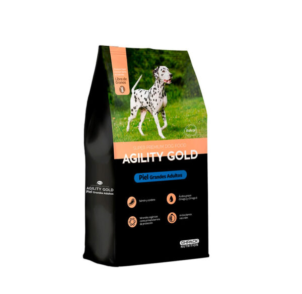 AGILITY PIEL GRANDES ADULTOS X 8 KG