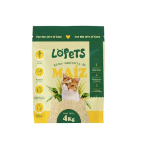 ARENA DE MAIZ CAT LOPETS 4KG LIM?N