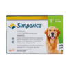SIMPARICA CAJA X 1 TAB DE 80 MG (20 - 40 KG)