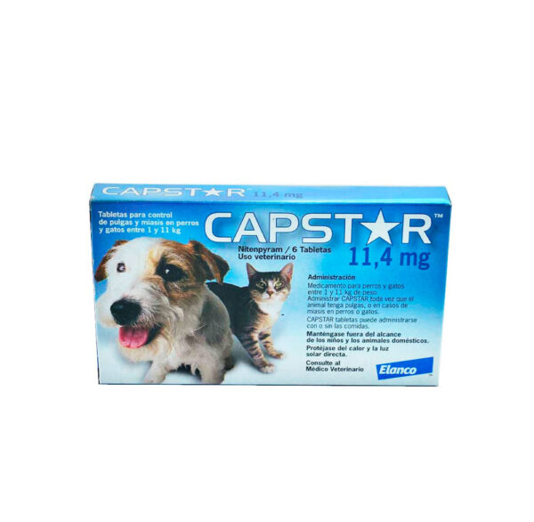 CAPSTAR 114 MG CAJA X 6 TAB