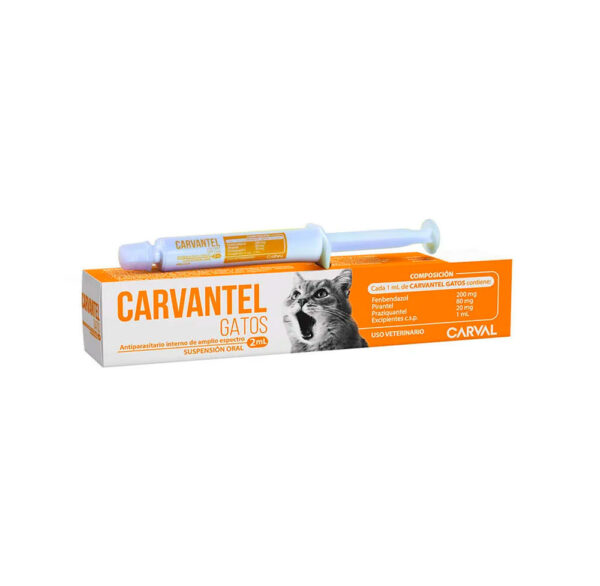 CARVANTEL GATOS X 2ML(CARVAL)
