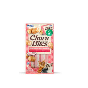 CHURU BITES CAT POLLO Y SALMON 10 GR ROSADO