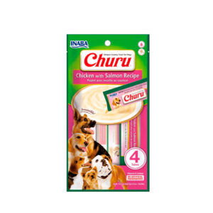 CHURU DOG CHICKEN Y SALMON  X14GR