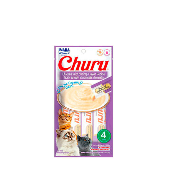 CHURU FOR CAT CHICKEN WITH SHRIMP FLAVOR
