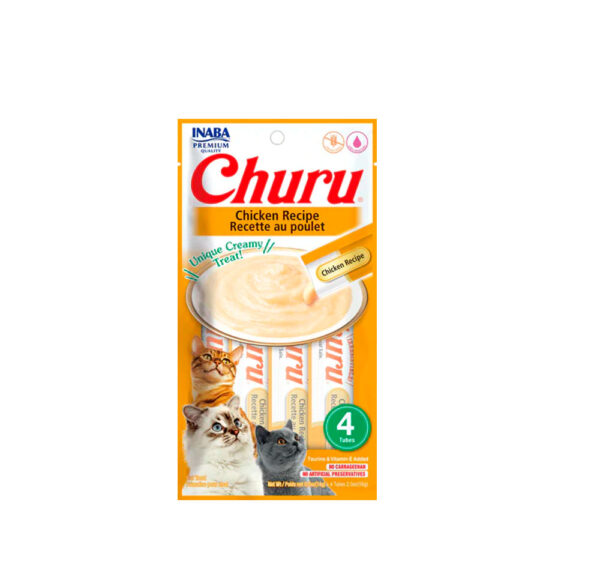 CHURU FOR CAT CHICKEN RECIPE 4 UNDS X 14 GR