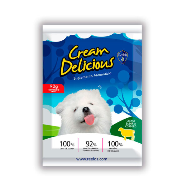 CREAM DELICIOUS PERRO(CORDERO) X90GR