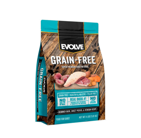 EVOLVE DOG GRAIN FREE DUCK - PATO  3.5 LB
