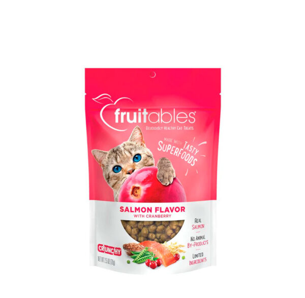 FRUITABLES CAT SNACK SALMAON ARANDONOS