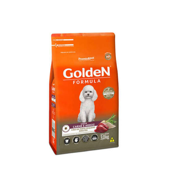 GOLDEN PERRO PEQ PORTE CARNE X 3 KG