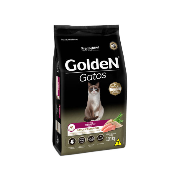 GOLDEN GATO ADULTO CASTRADO X 3 KG
