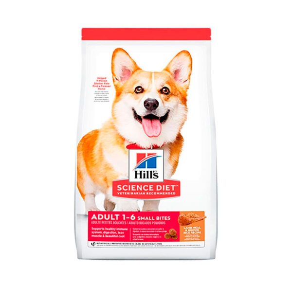 HILLS CANINE SMALL BITES CORDERO X 15,5 LB