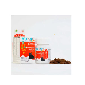 MUNGOS + OMEGA MULTI-VIT GATOS X 80 UND