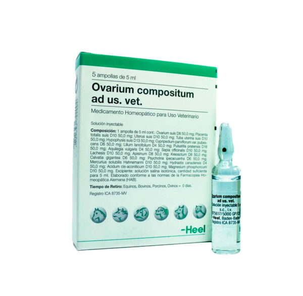 OVARIUM COMPOSITUM VET AMPOLLA X 5 ML