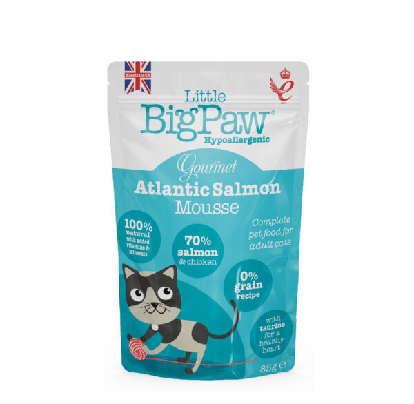 POUCH PAW  SALMON GOURMET ATLANTIC 85G