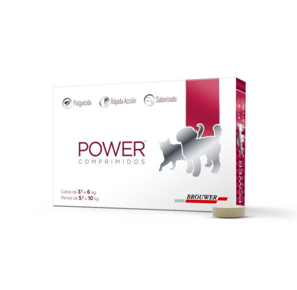POWER COMPRIMIDOS 3.1 - 6 KG GATO / 5.1 - 10 KG PERRO