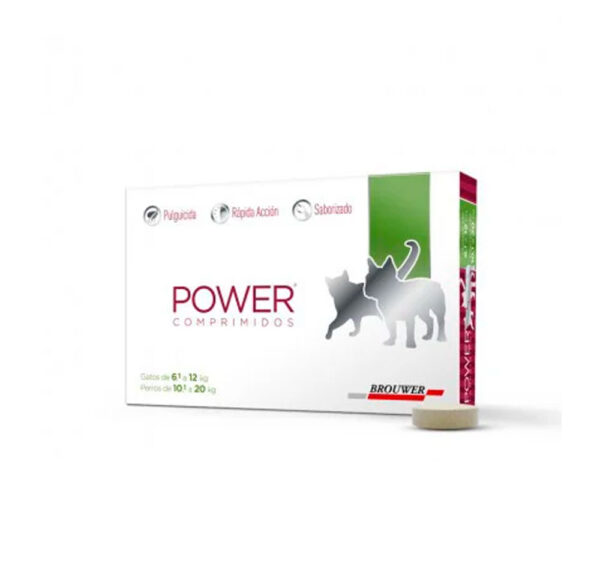 POWER COMPRIMIDOS 6.1 - 12 KG GATO / 10.1 - 20 KG PERRO