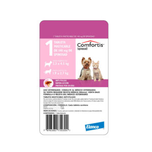 COMFORTIS 140MG(2.3A4.5KG,1.9A2.7)ROSADO