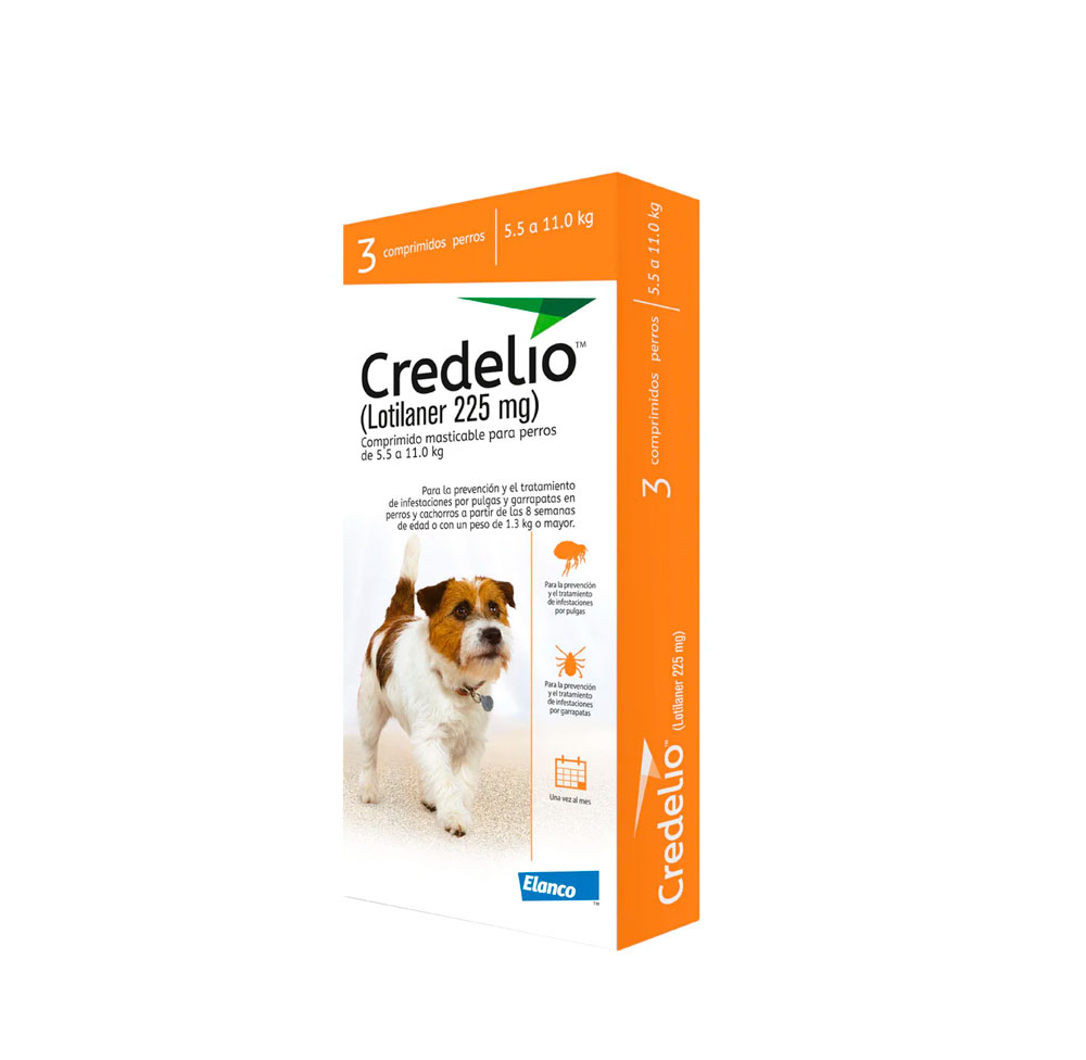 CREDELIO 225 MG CJA (5.5-11 KG)