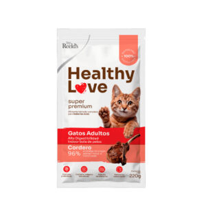 HEALTHY LOVE GATO ADULTO CORDERO X 220G