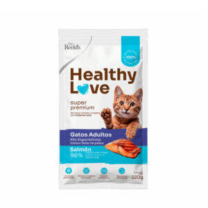 HEALTHY LOVE GATO ADULTO SALMON X 220G