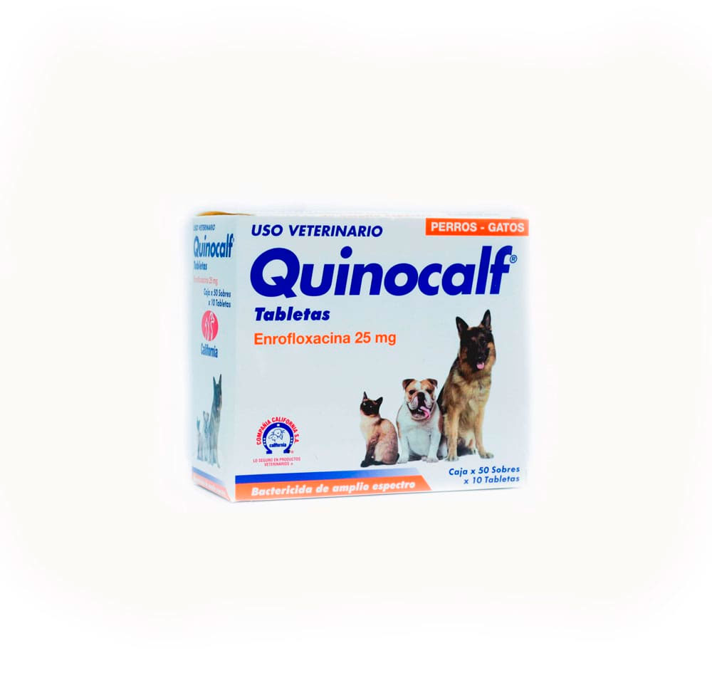 QUINOCALF 25 MG BLISTER X 10 TAB