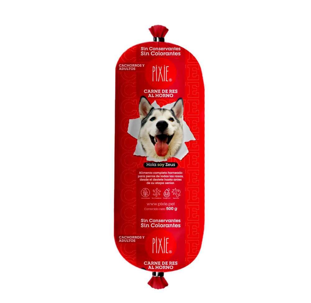 PIXIE CARNE AL HORNO 500GR