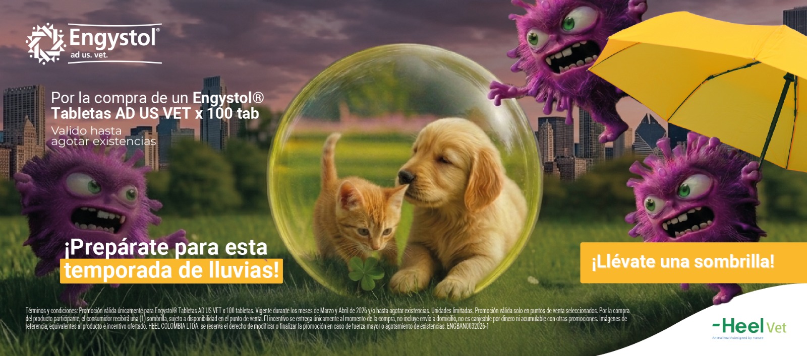 Engystol x 100 tabletas veterinario
